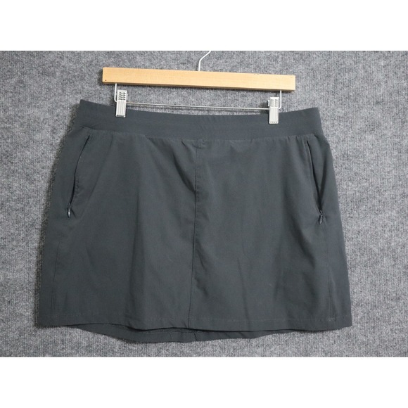 Kuhl Pants - Kuhl Skirt Women Large Gray Freeflex Lined Skort Hiking Camping Fishing Golf EUC
